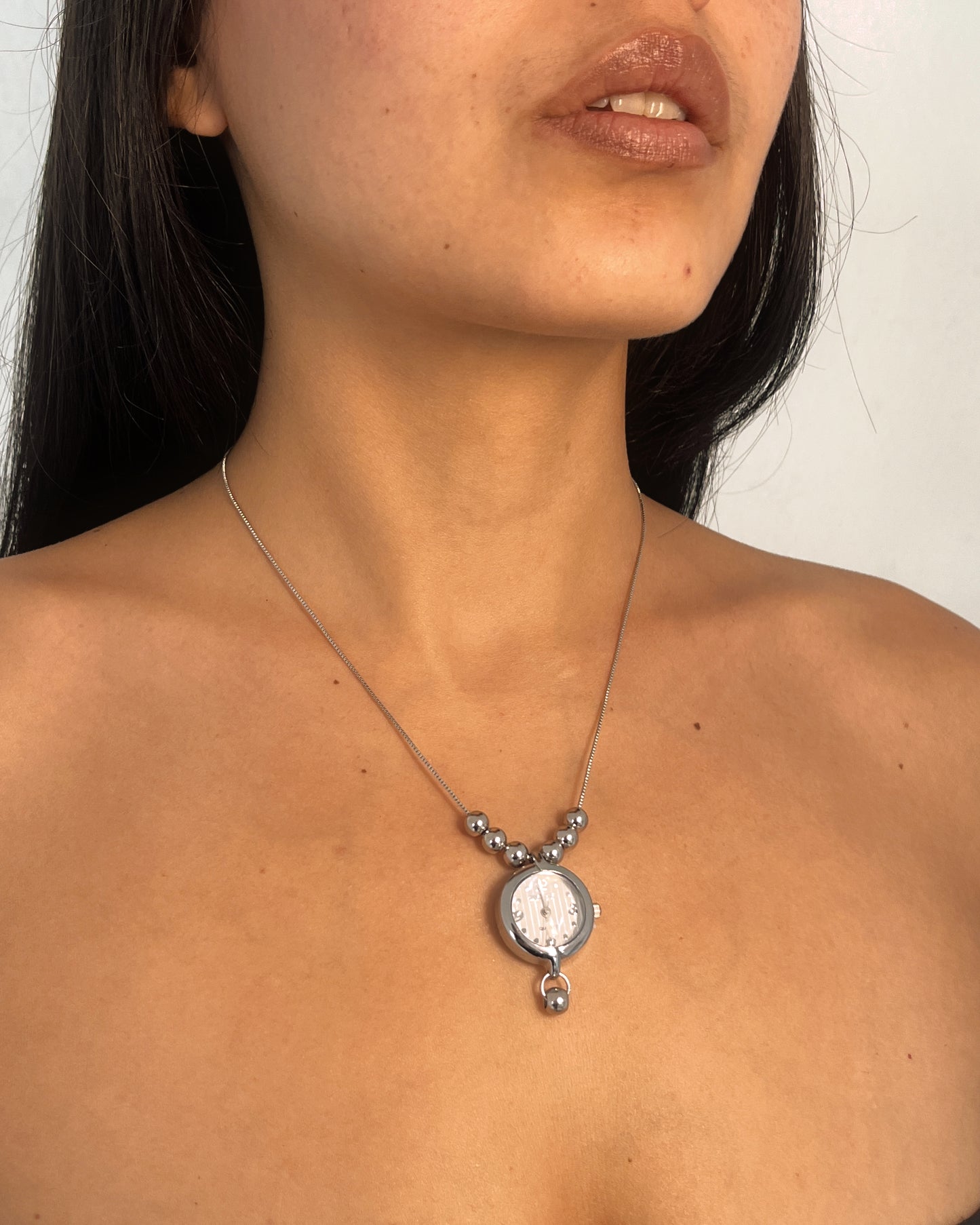 collar simple silver