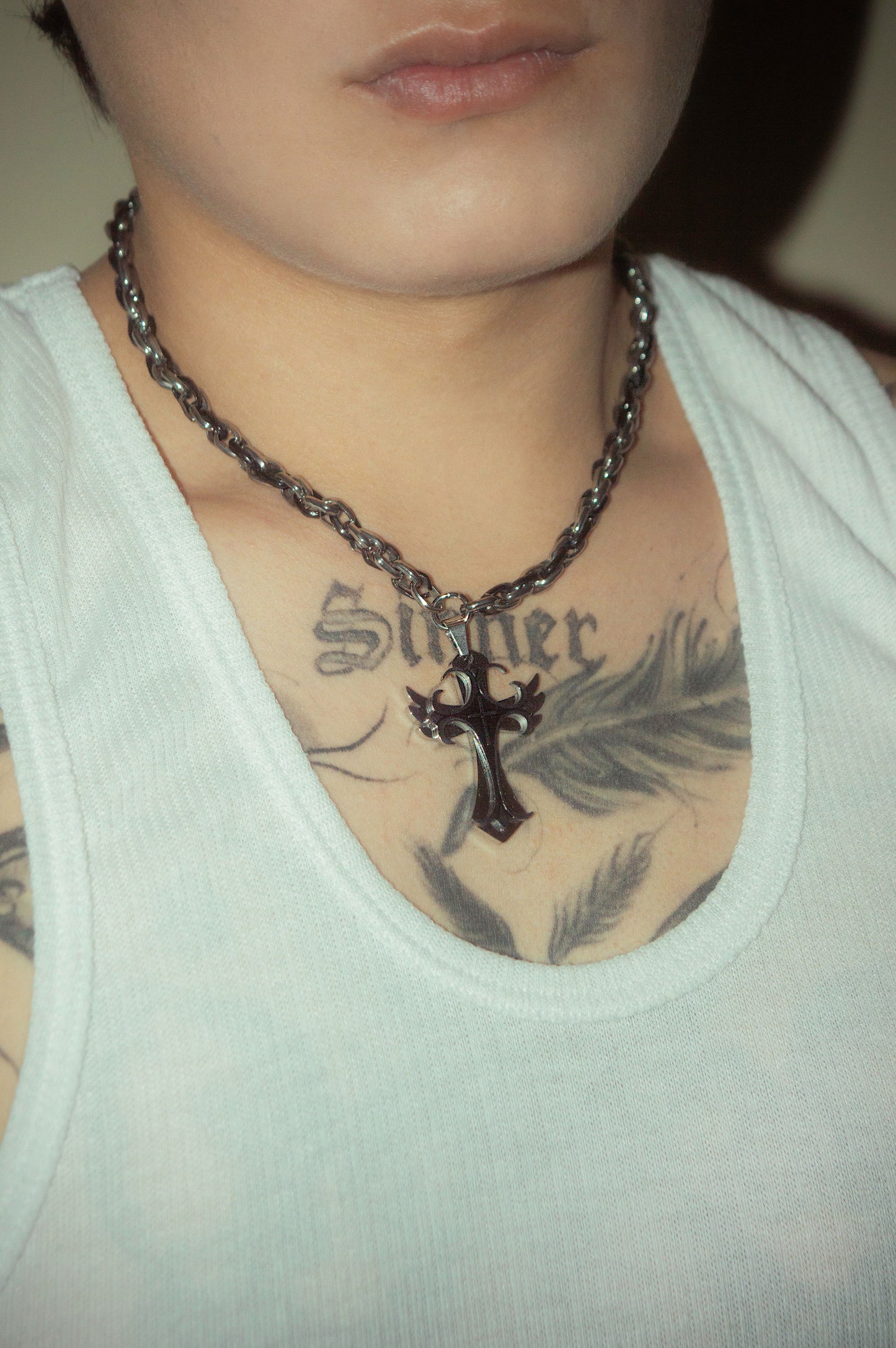 collar cruz BLACK/SILVER