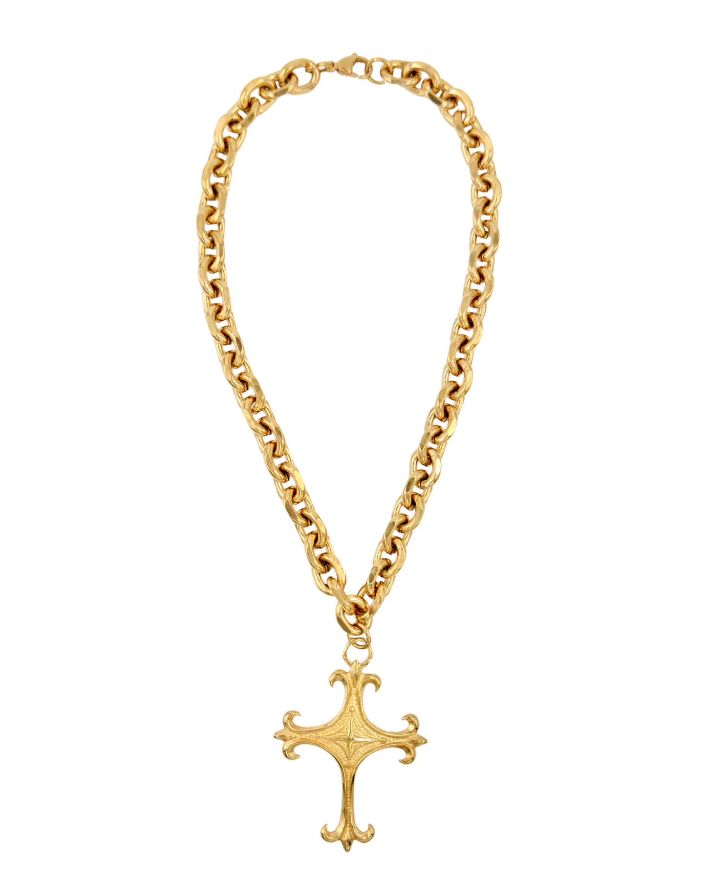 collar cruz ORO (pieza única)