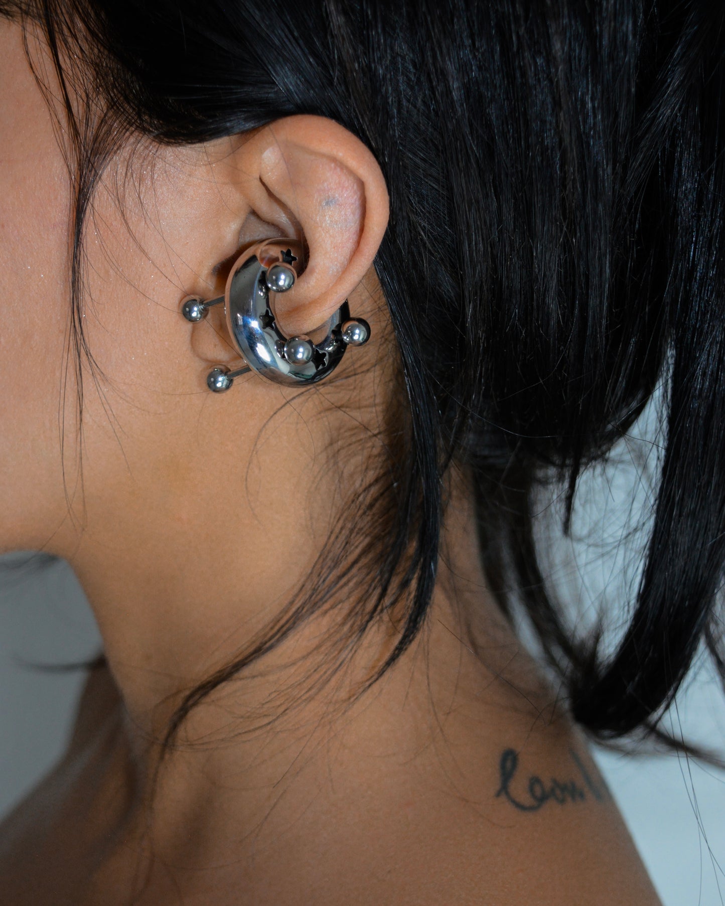 ear-cuff tosco “estrella”