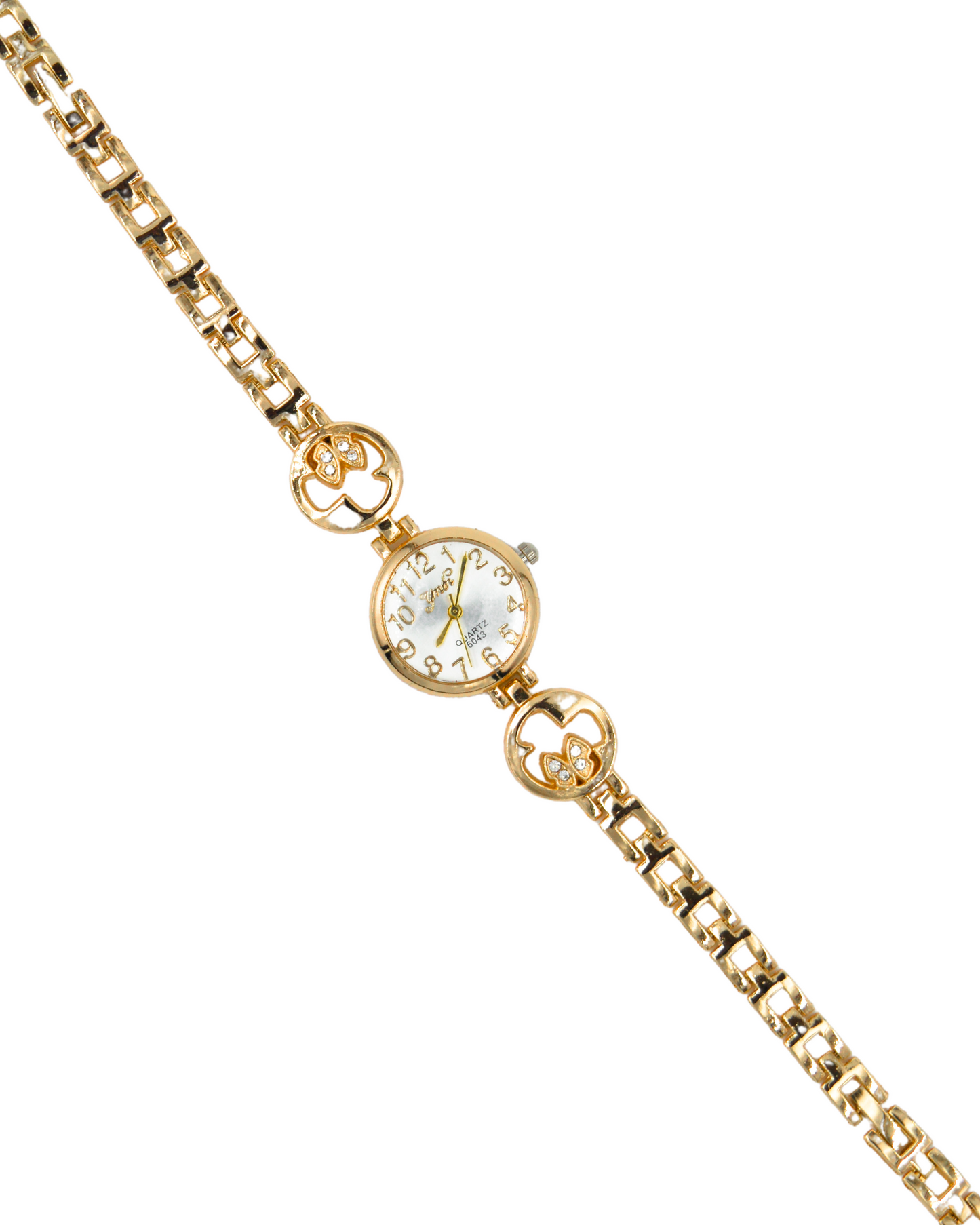 choker reloj rose-gold