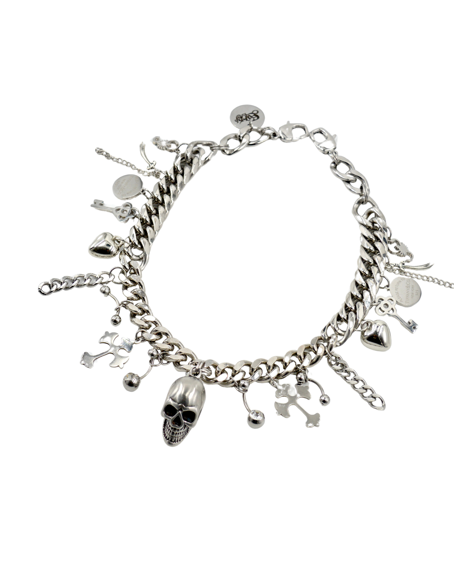 collar relajo skull