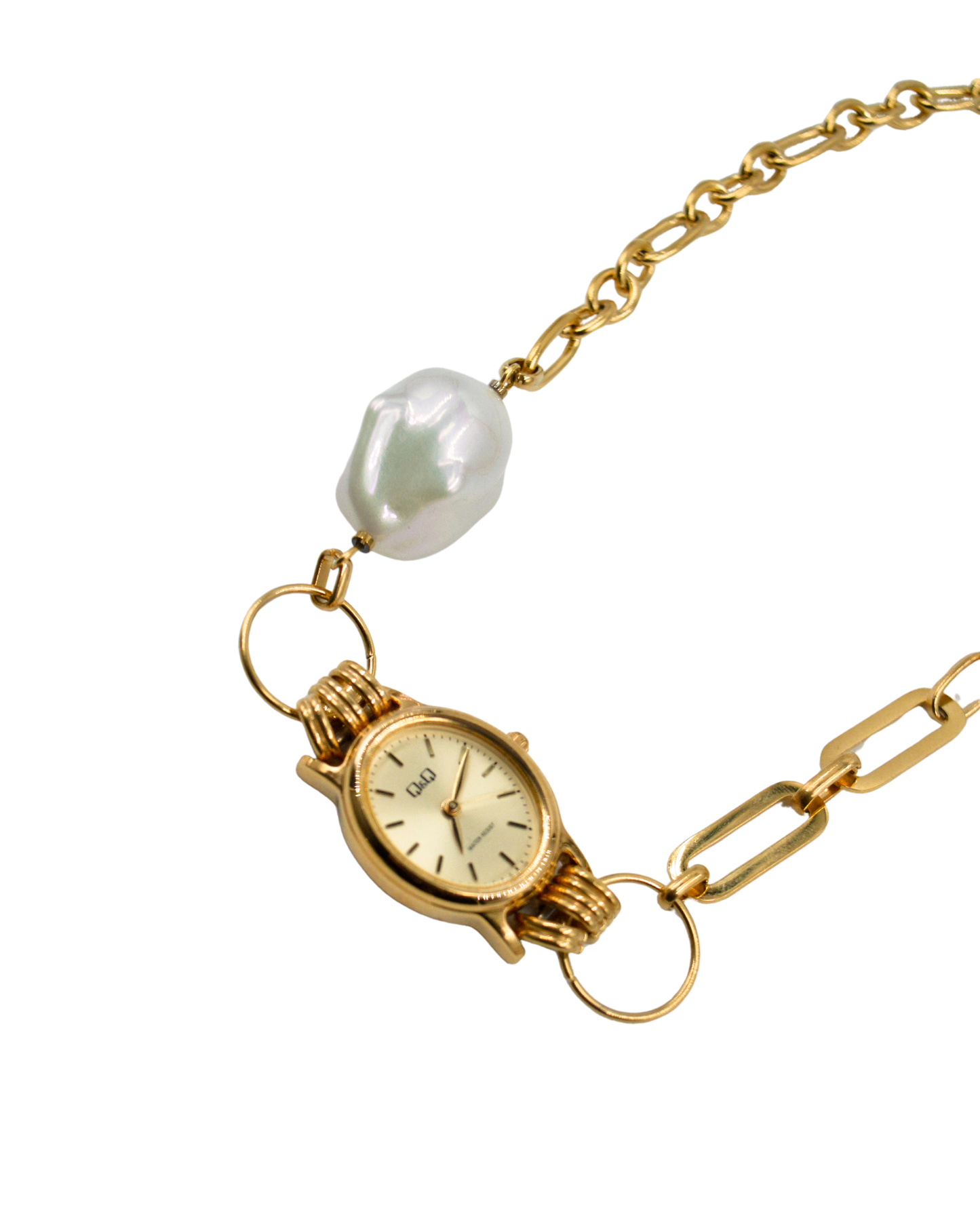 collar reloj pearlie