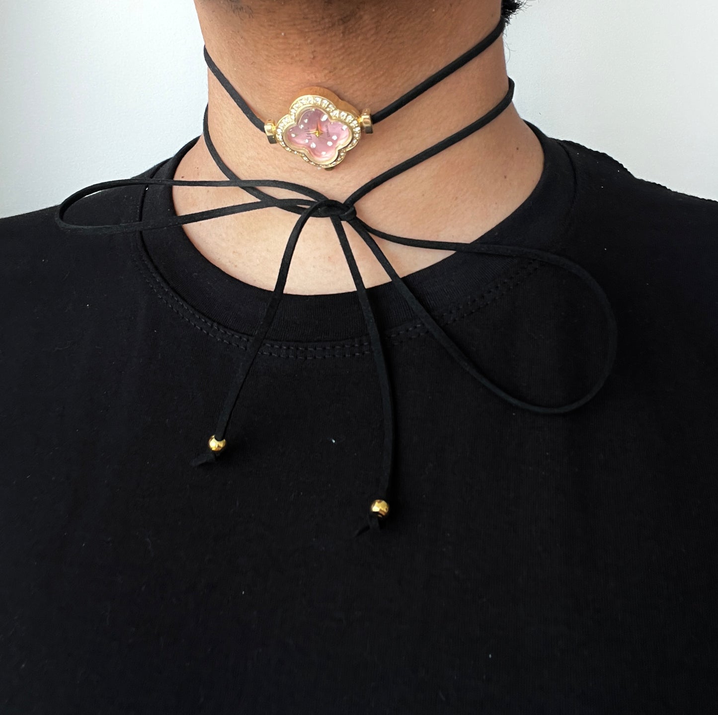 collar reloj cleef