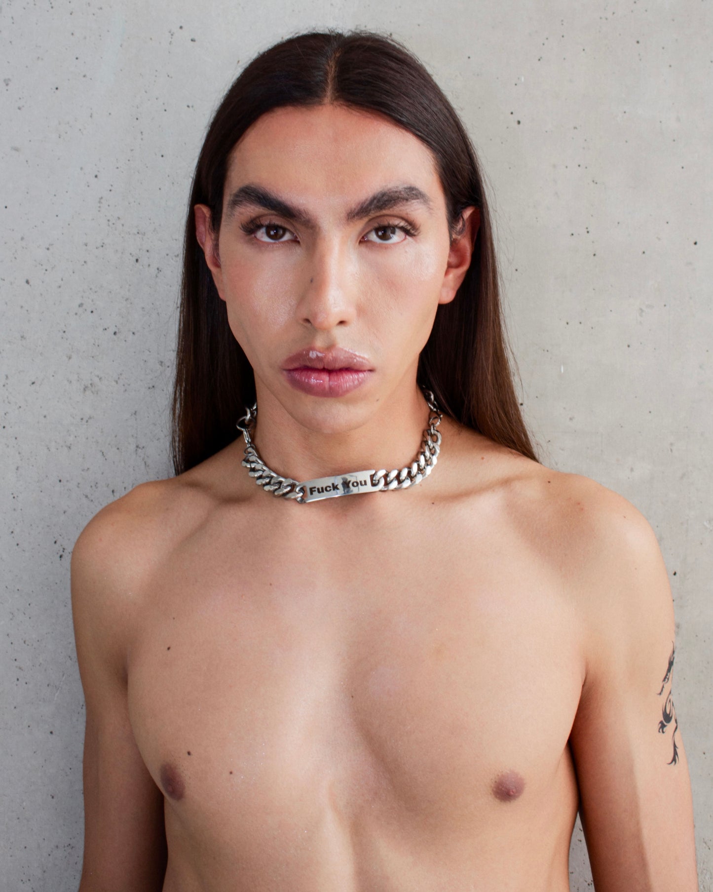 collar FUCK YOU