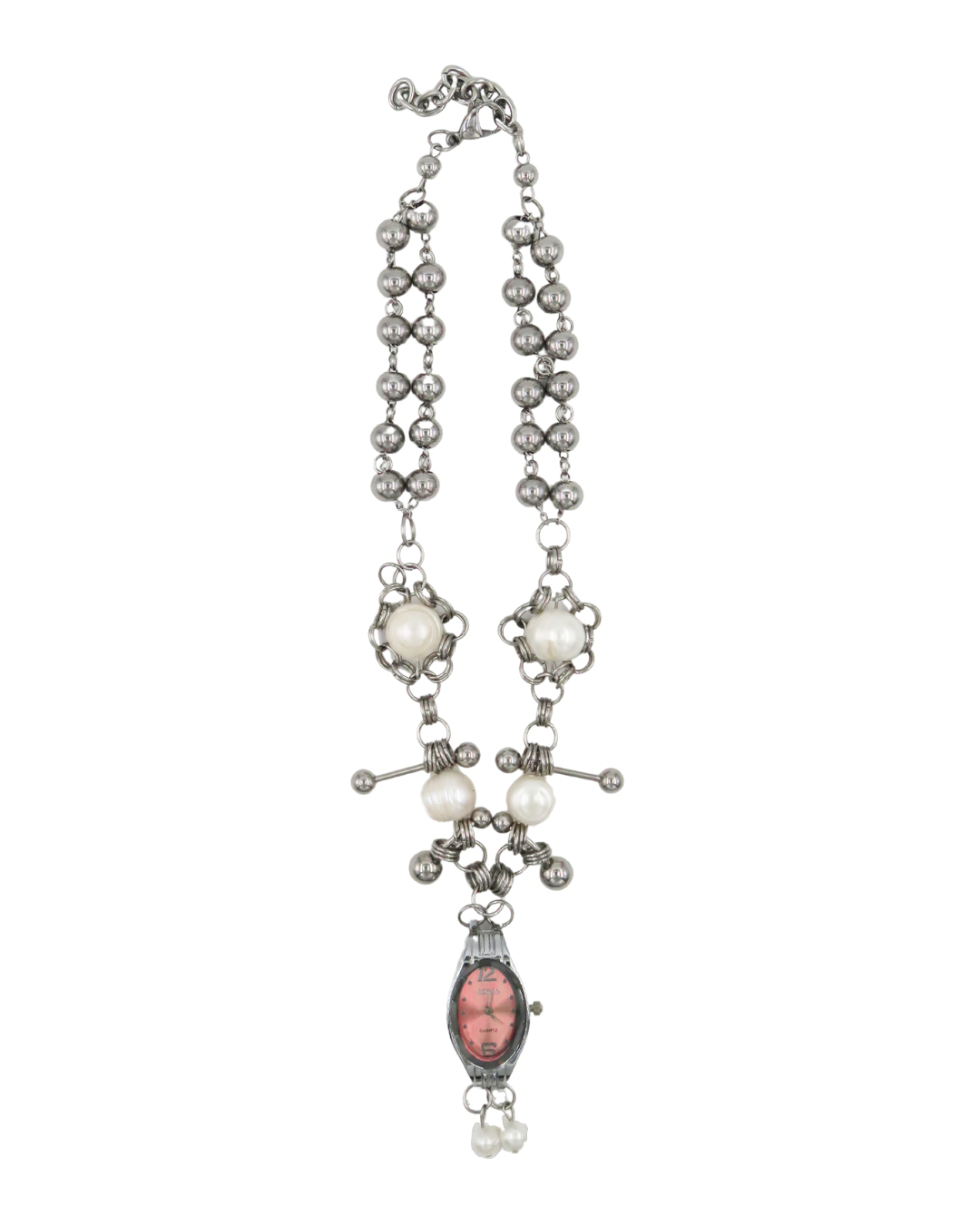 collar reloj PINK MIST