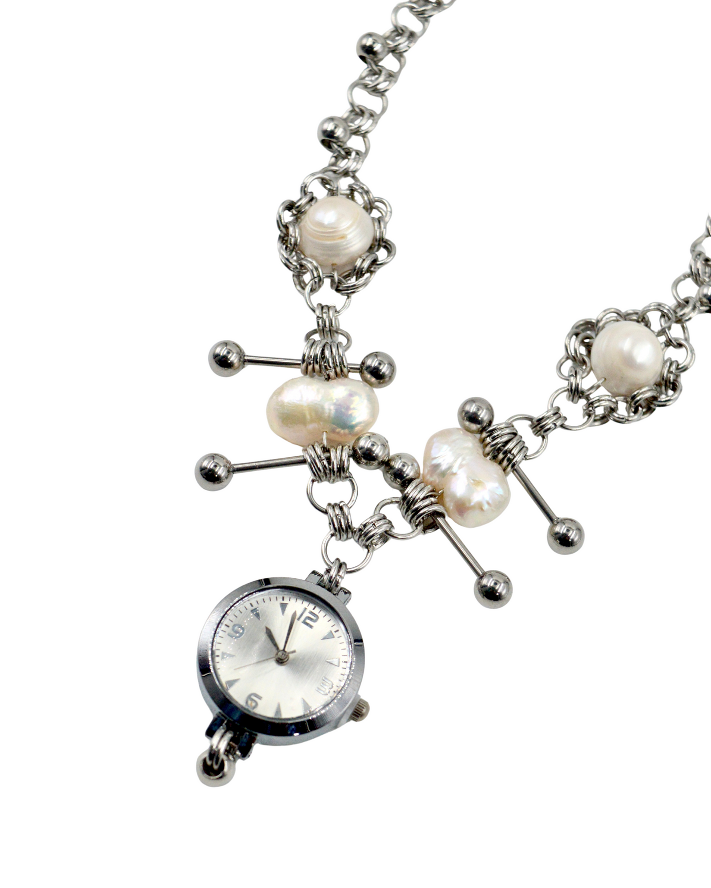 collar simple pearly