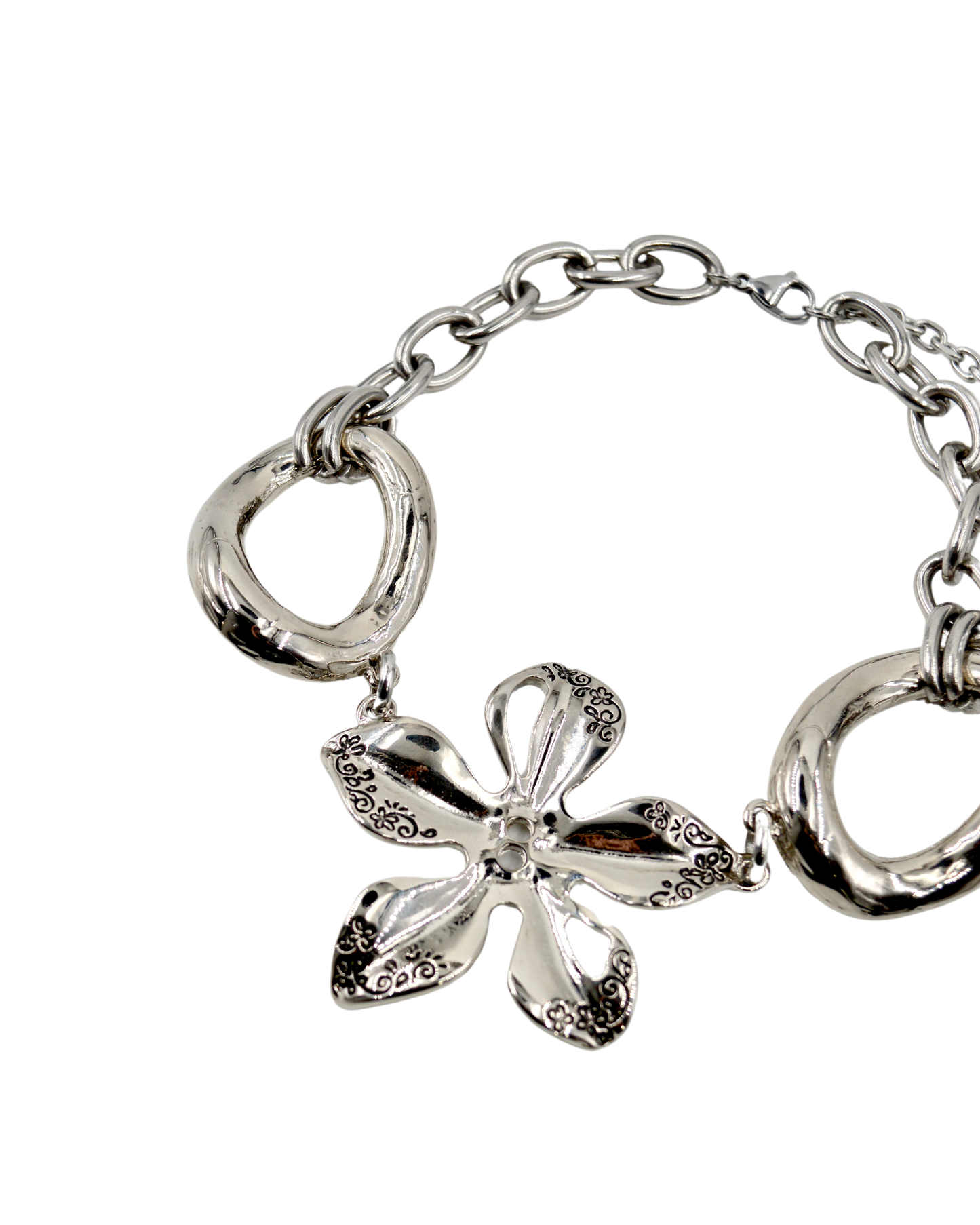 collar relajo orquídea chain