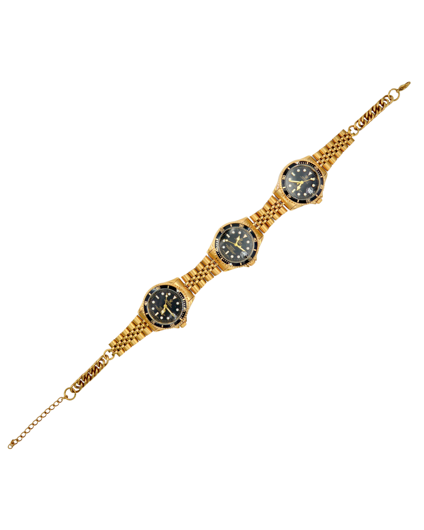 choker TRÍO de relojes goldie