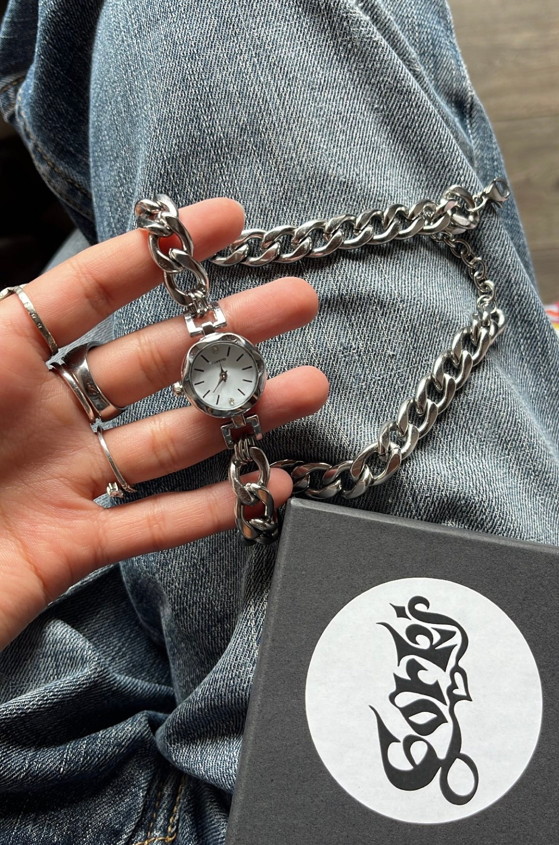 collar reloj basic choker