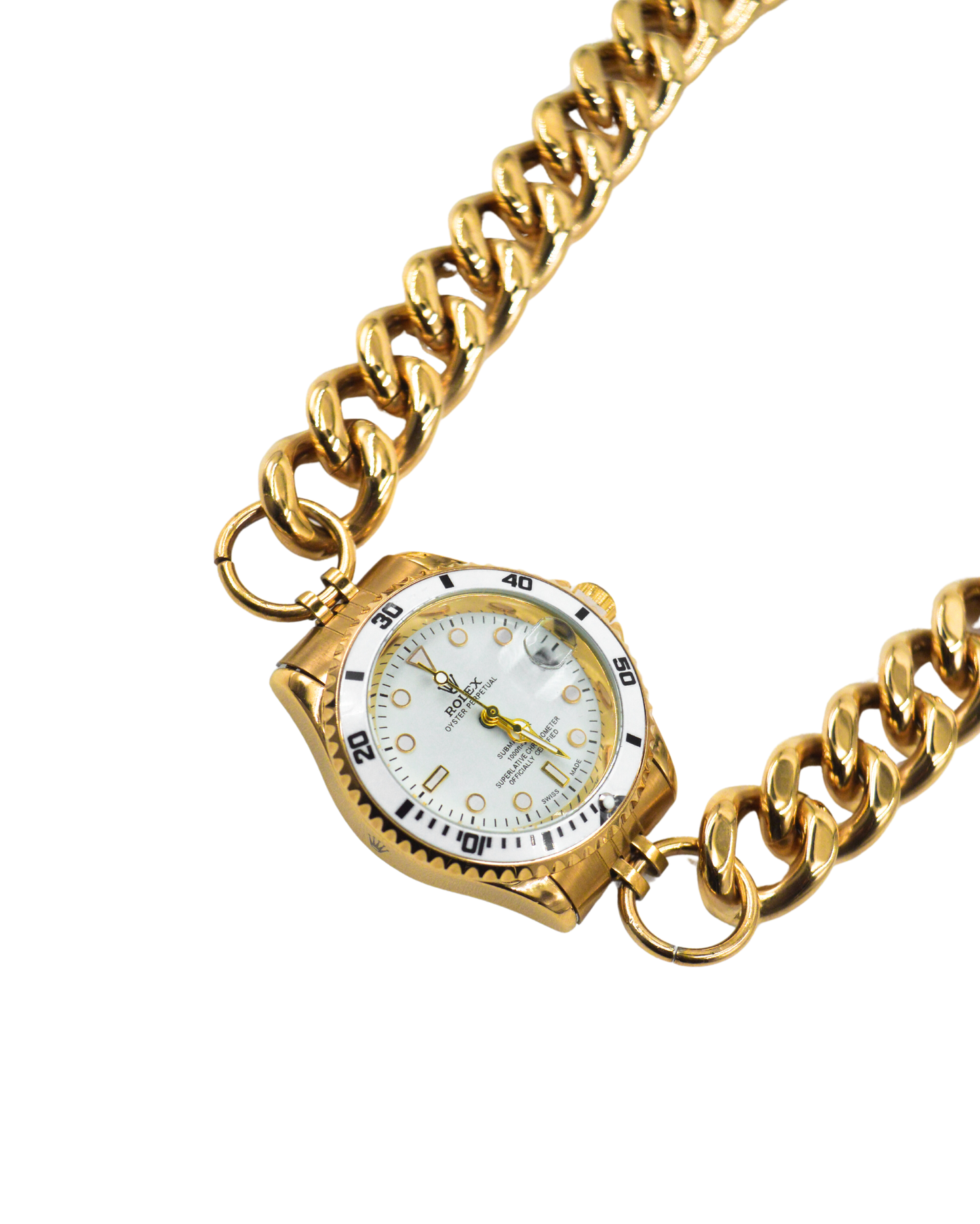 collar mi primer rolex dorado