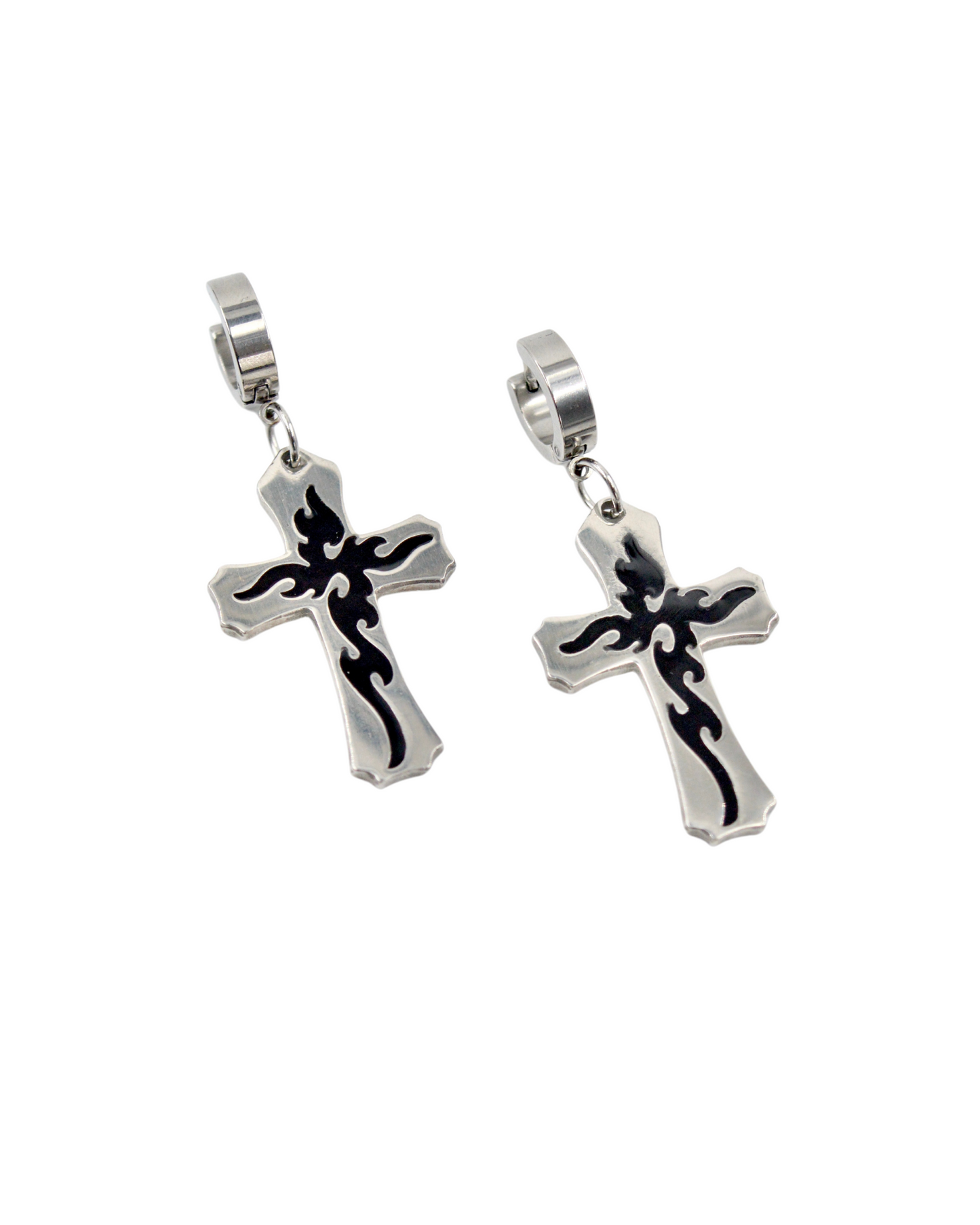 aretes cruz TRIBAL