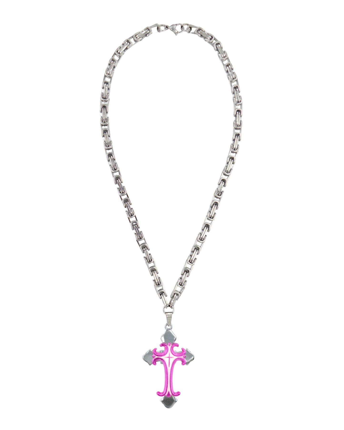 collar cruz PINK