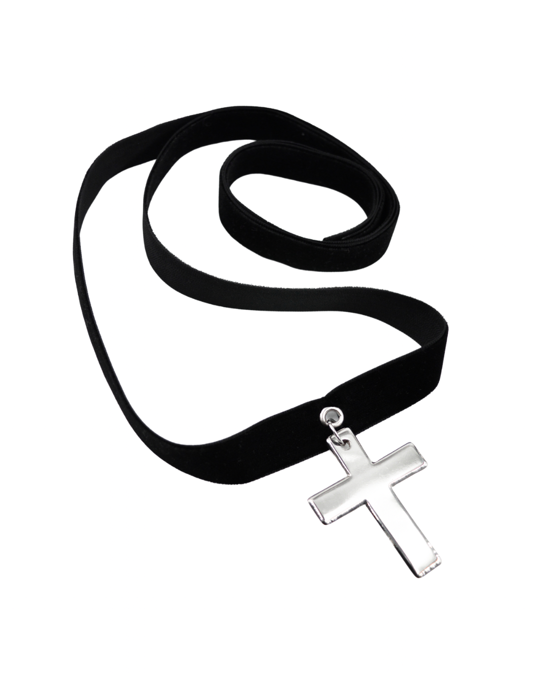 collar cruz SILVER lazo