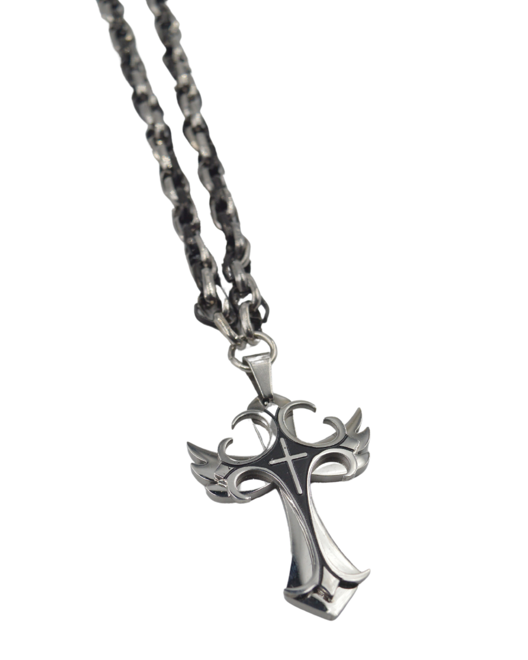 collar cruz BLACK/SILVER