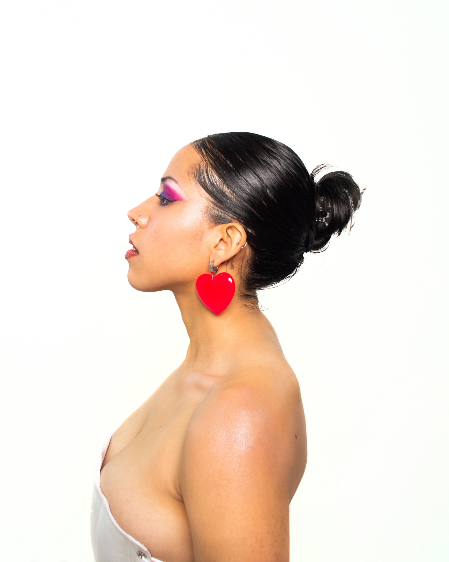 aretes <3 rosas