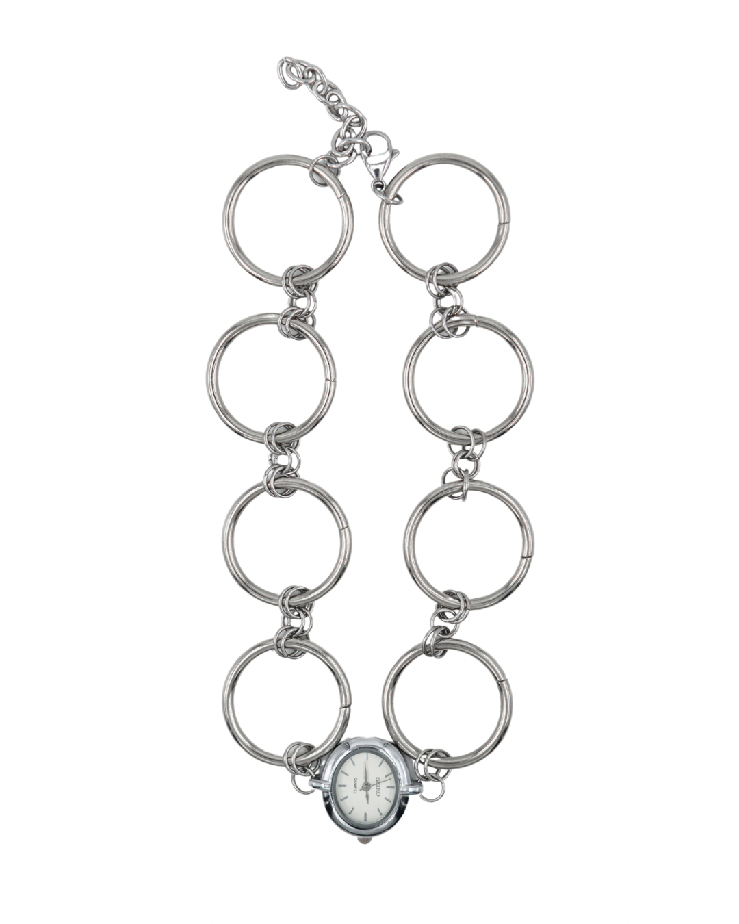 collar reloj argollas