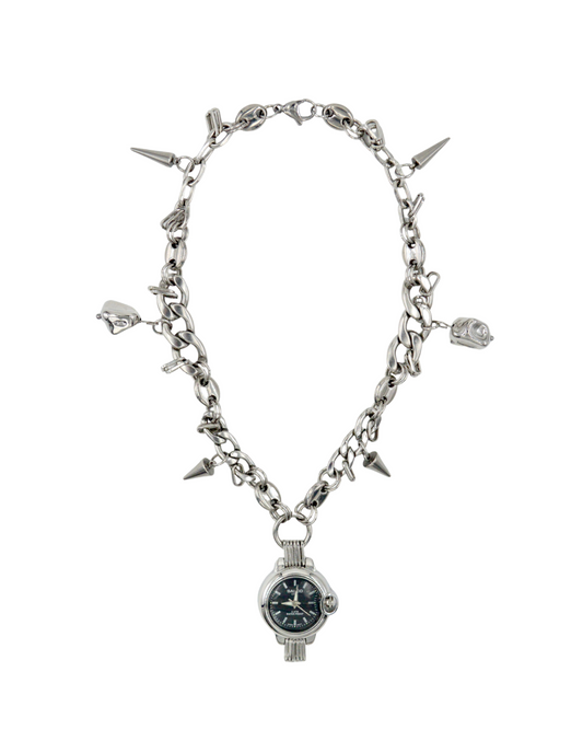 collar silver teeth