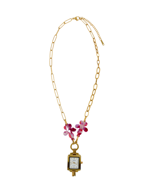 collar florido