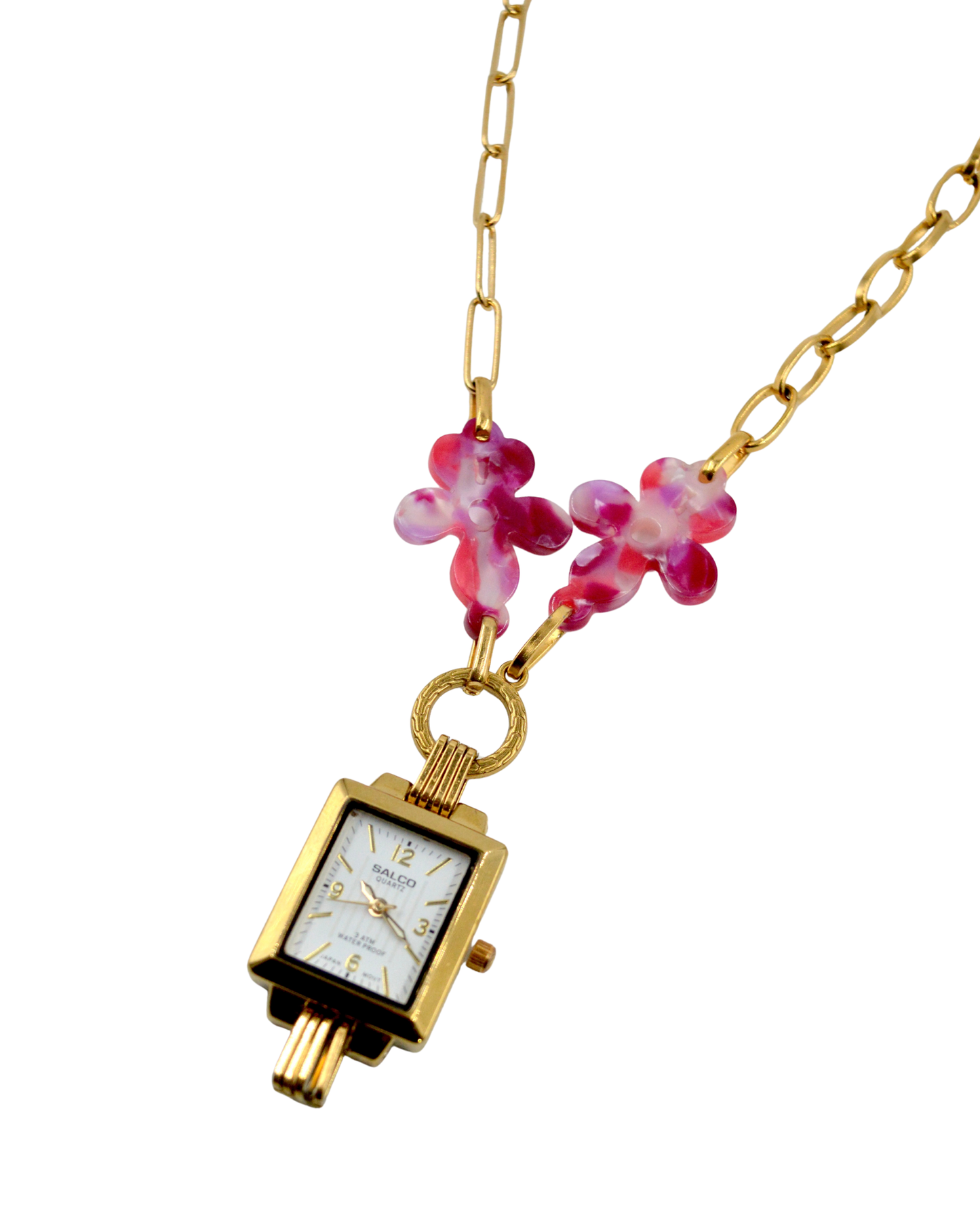 collar florido