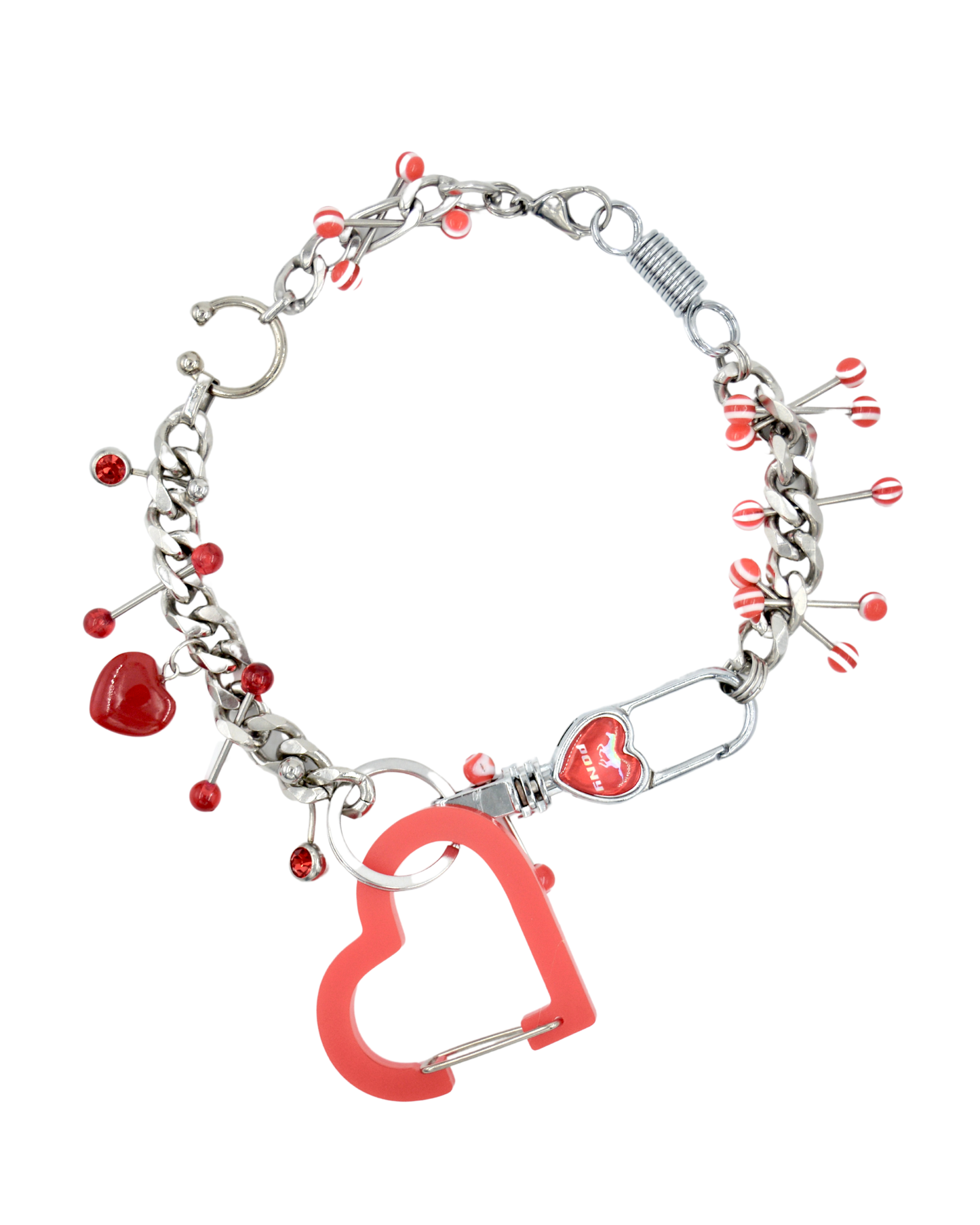 collar relajo red heart