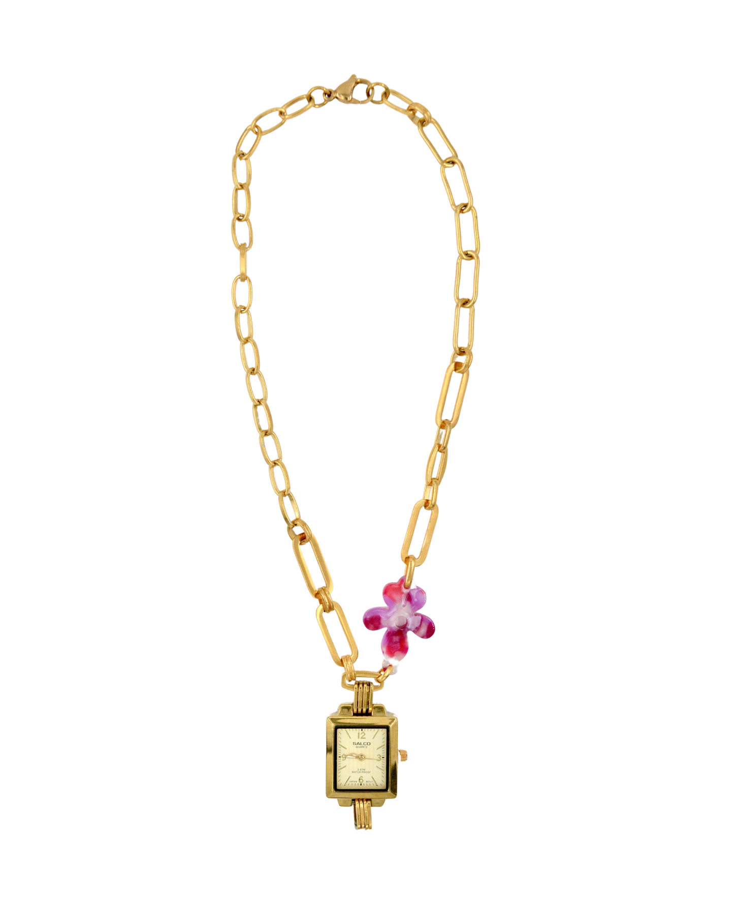 collar pink flowerz