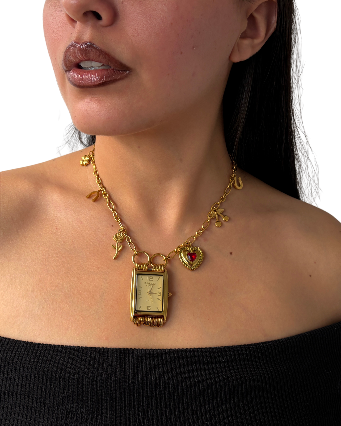 collar burgundy