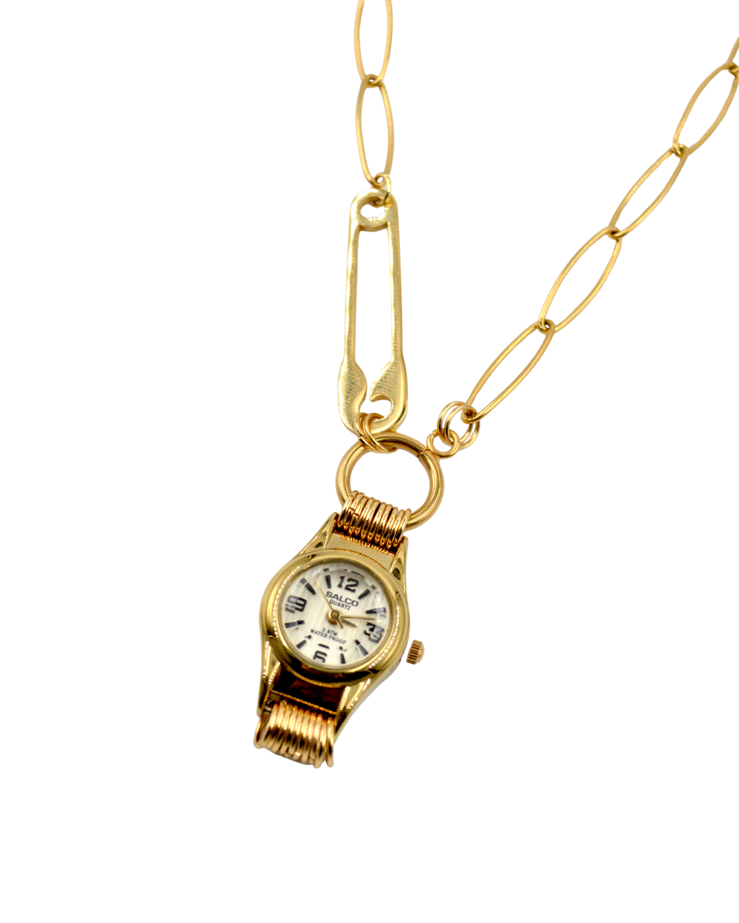 collar imperdible goldie