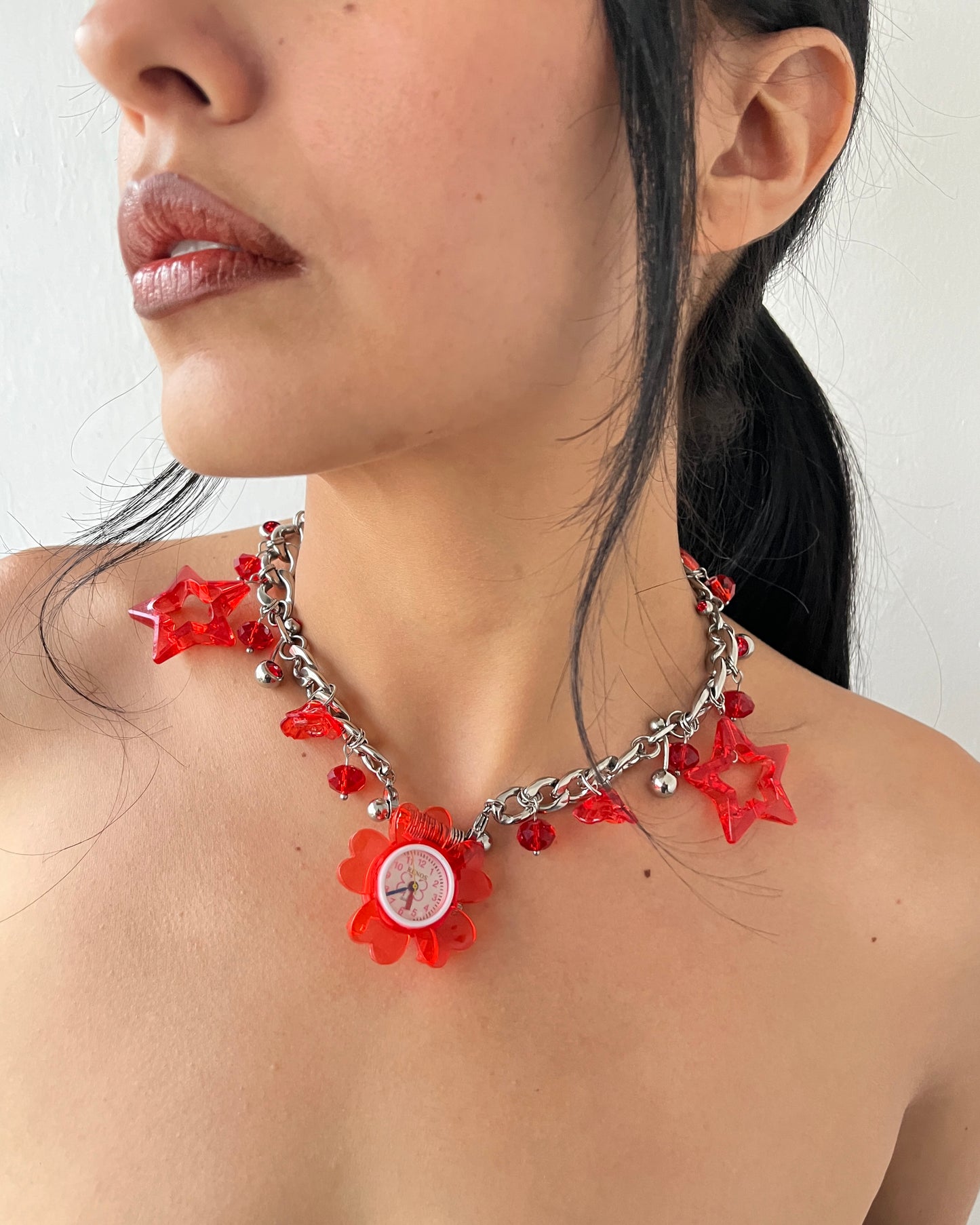 collar flor kawaii