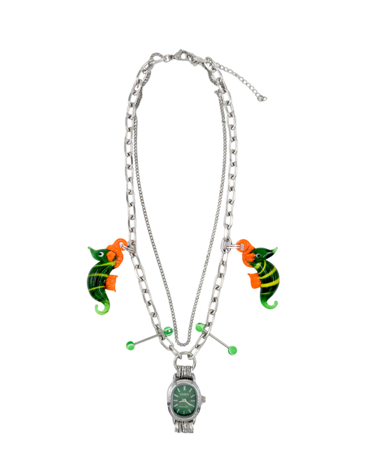 collar caballito de mar