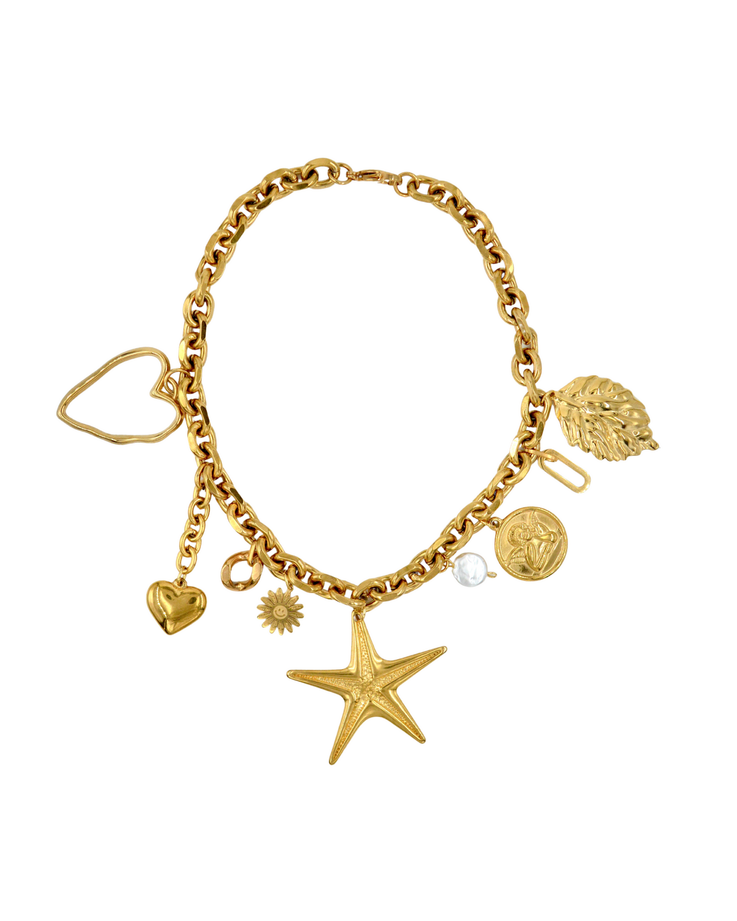 collar llavero GOLDIE (pieza única)