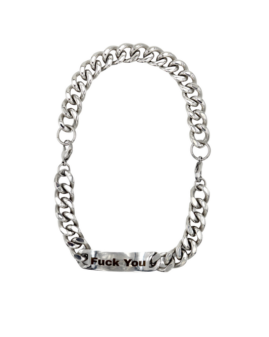 collar FUCK YOU