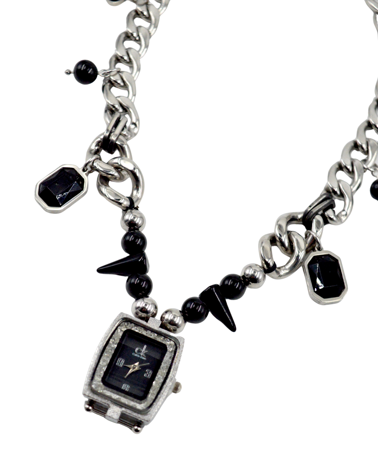collar piedra negra