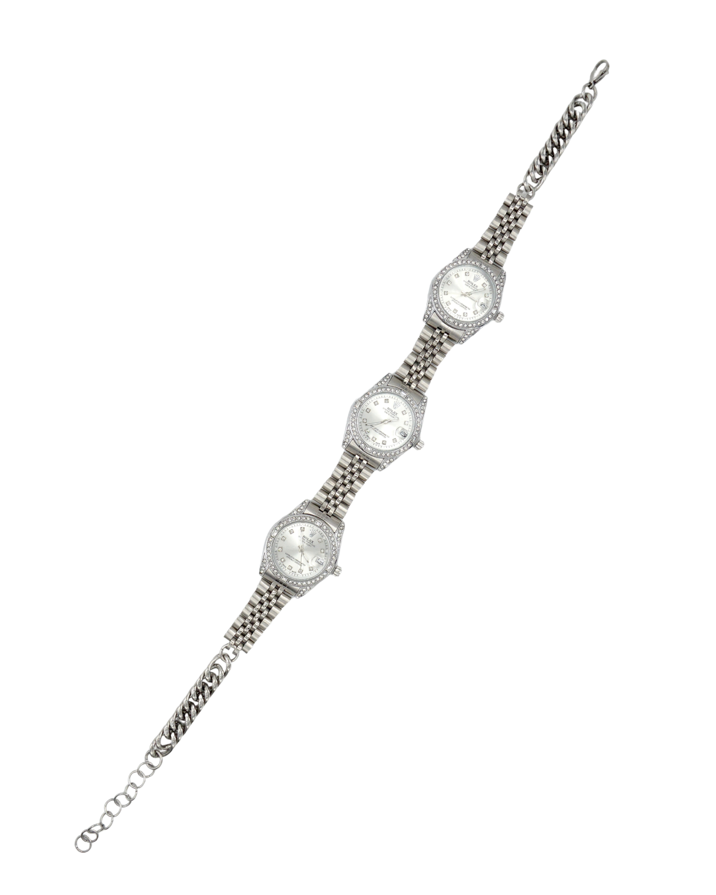 collar TRÍO Rolex blanco