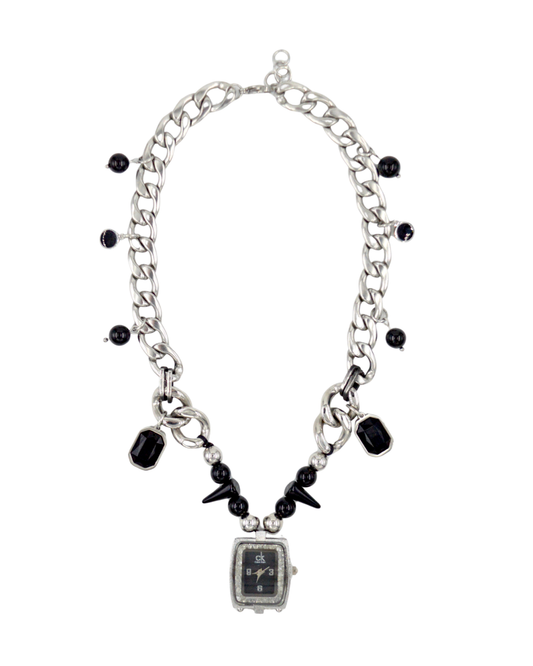 collar piedra negra